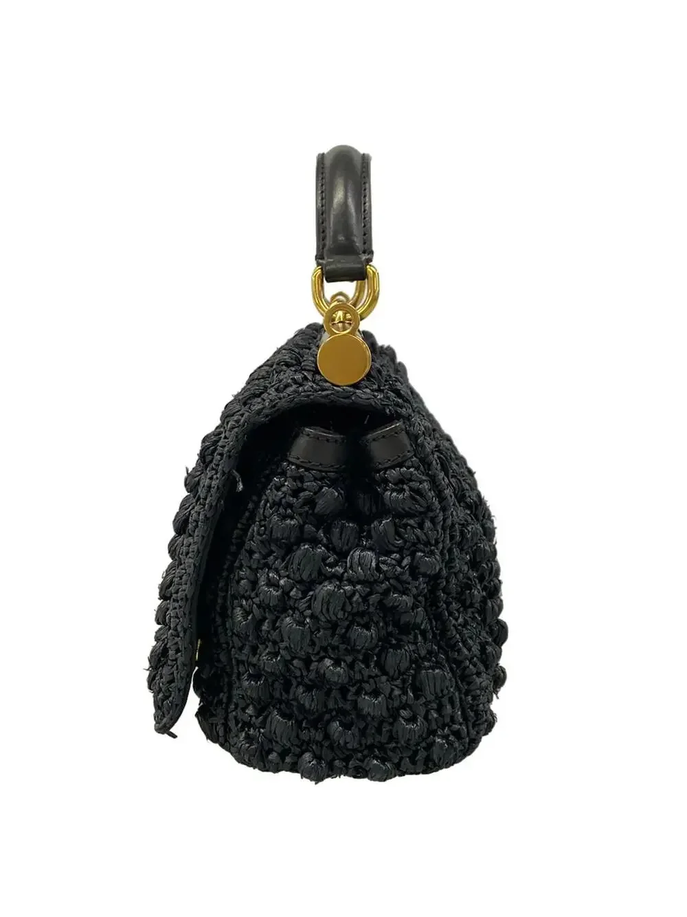 Dolce&Gabbana Black Straw Leather #303949D59B - Picture 4 of 15